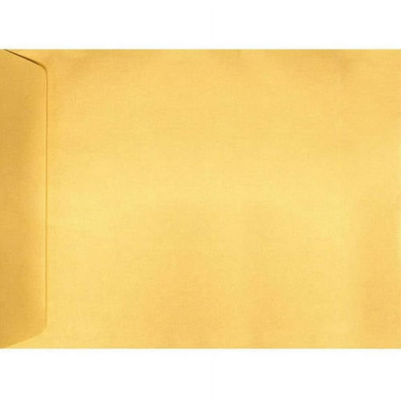 9 x 12 Open End Envelopes - Gold Metallic (500 Qty.)