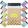 thumbnail image 1 of 9 x 12 Poly Mailers Designer Quality 2.4Mil Thickness Shipping Plastic Envelopes Mailing Bags Self Adhesive Printed, 1 of 6