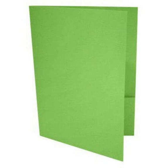 9 x 12 Presentation Folders - Limelight (250 Qty.)