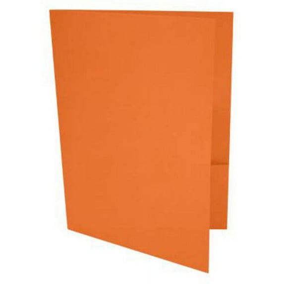 9 x 12 Presentation Folders - Mandarin (10 Qty.)