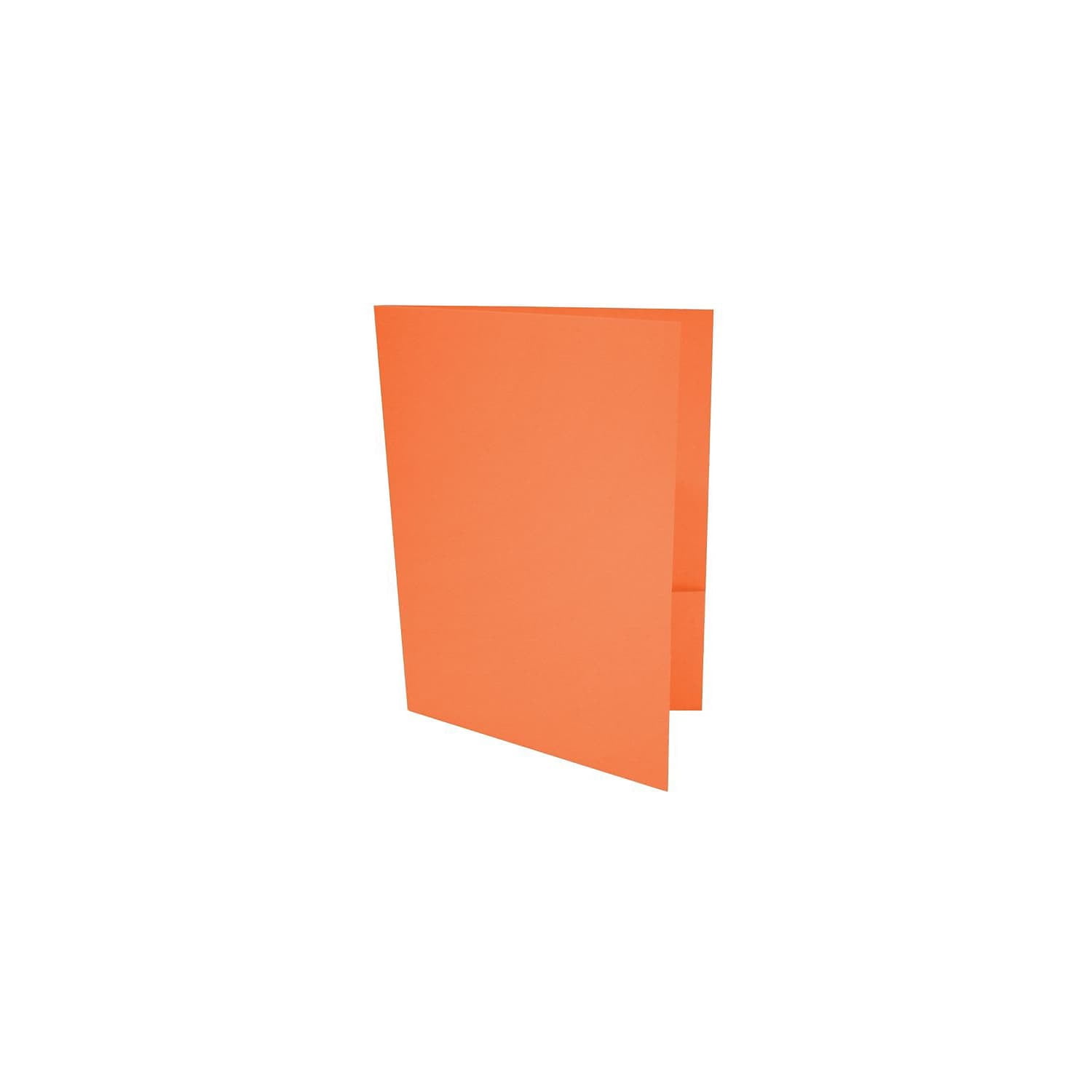 9 x 12 Presentation Folders - Mandarin (50 Qty.)