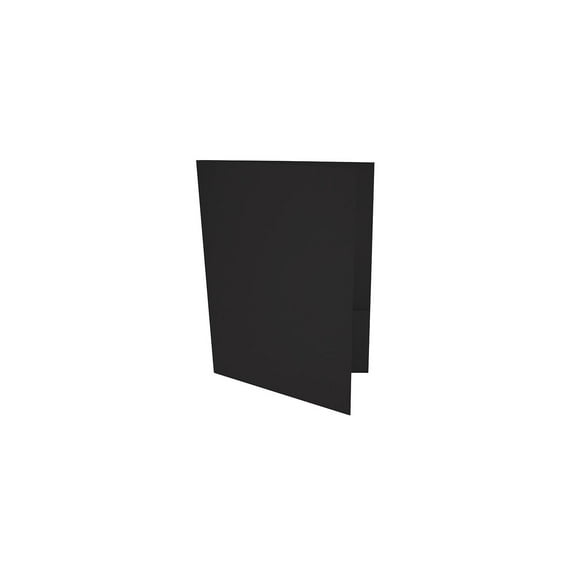 9 x 12 Presentation Folders - Midnight Black (250 Qty.)