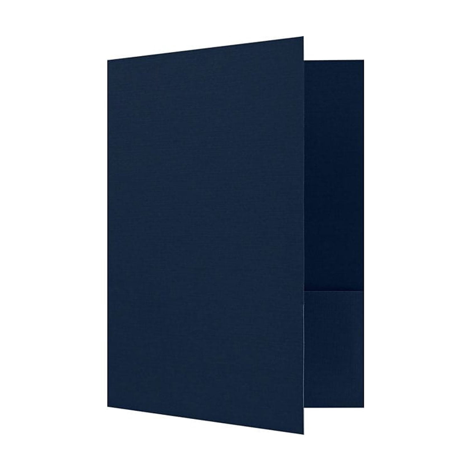 9 x 12 Presentation Folders - Nautical Blue Linen (10 Qty.)