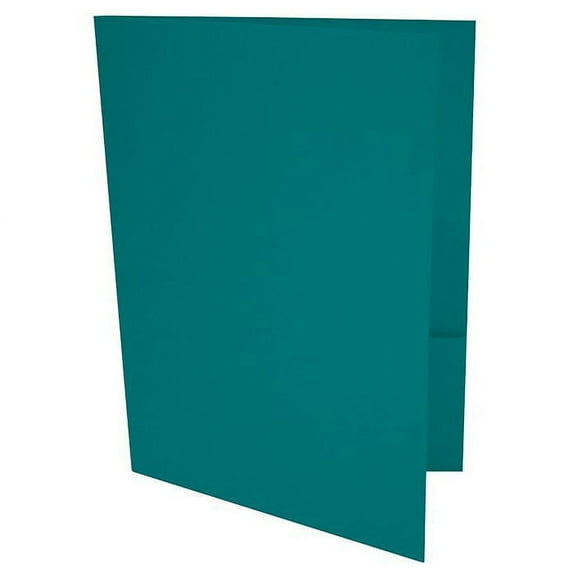 9 x 12 Presentation Folders - Teal (250 Qty.)