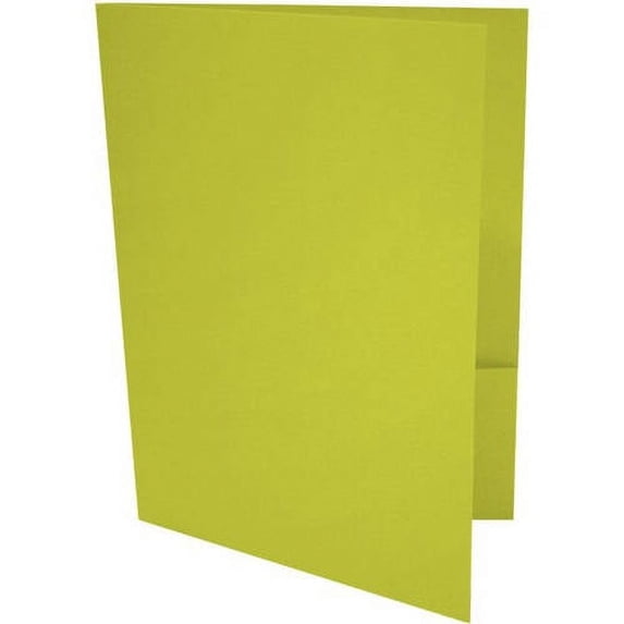 9 x 12 Presentation Folders - Wasabi (10 Qty.)