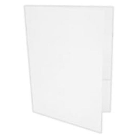 9 x 12 Presentation Folders - White Linen - Pack of 25 | Perfect for Tax Season, Brochures, Sales Materials and so Much More! | PF-WLI-25