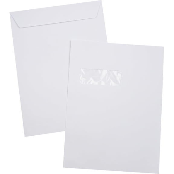 9 x 12 Window Open End Catalog Envelopes | 28lb | White | Center Seam | 150pk