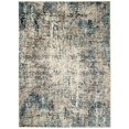 thumbnail image 1 of 9 x 12 ft. Blue Abstract Power Loom Rectangle Area Rug, 1 of 1