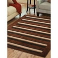 thumbnail image 1 of 9 x 12 ft. Contemporary Hand Knotted Loom Wool Area Rug, Brown & Beige, 1 of 1
