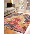 thumbnail image 1 of 9 x 12 ft. Hand Tufted Wool Floral Rectangle Area Rug, Multicolor, 1 of 1