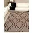 thumbnail image 1 of 9 x 12 ft. Hand Tufted Wool Geometric Rectangle Area Rug, Beige & Brown, 1 of 1