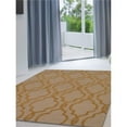 thumbnail image 1 of 9 x 12 ft. Hand Tufted Wool Geometric Rectangle Area Rug, Beige & Gold, 1 of 1