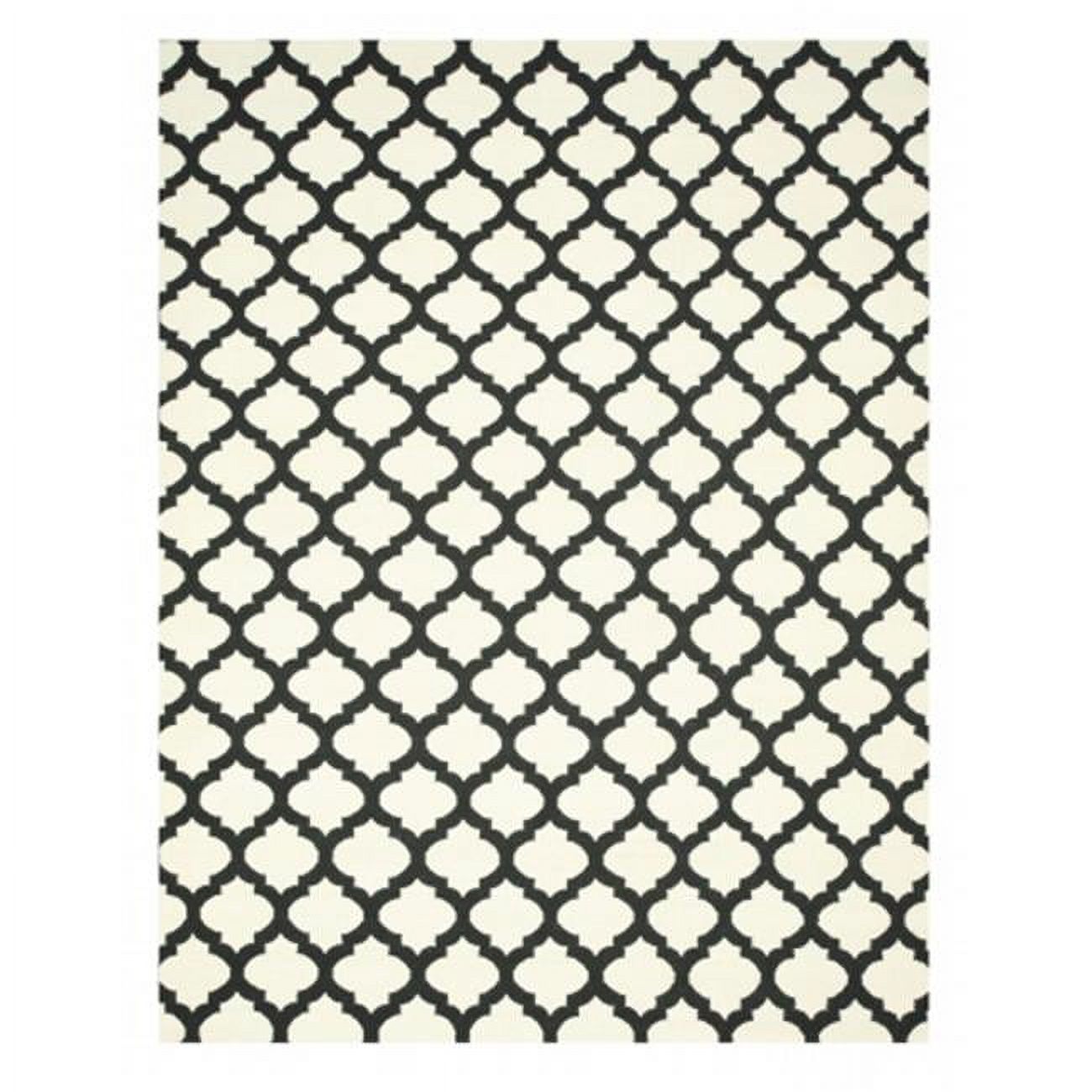 9 x 12 ft. Handmade Wool Reversible Modern Moroccan Kilim Casablanca