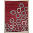 thumbnail image 1 of 9 x 12 ft. Modern Transitional Hand Tufted Area Rug - Red, 1 of 1