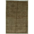 thumbnail image 1 of 9 x 12 ft. Ningxia Transitional Persian Knot Area Rug - Brown, 1 of 1