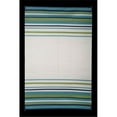 thumbnail image 1 of 9 x 12 ft. Reversible RV Outdoor Patio Mat, Aqua & Navy, 1 of 1