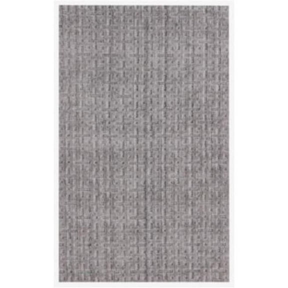 9 x 12 ft. Tan & Charcoal Medallion Hand Loomed Rectangle Area Rug