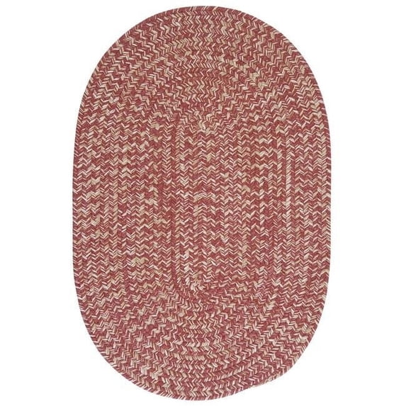 9 x 12 ft. Tremont Braided Rug, Rosewood