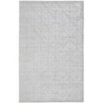 thumbnail image 1 of 9 x 12 ft. White & Silver Striped Hand Woven Rectangle Area Rug - White and Silver - 9 x 12 ft., 1 of 1