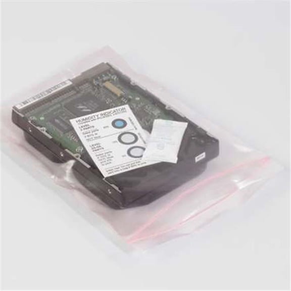 9 x 12 in. 4 Mil Anti-Static Reclosable Poly Bags - Pink - 9in. W x 12in. L