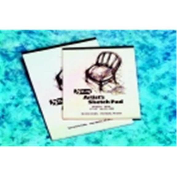 9 x 12 in. Tape Binding Multi-Purpose Artists Sketch Pad - White, Pack 50
