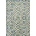 thumbnail image 1 of 9' x 13'  Polypropylene Ivory or Teal Area Rug, 1 of 9