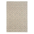 thumbnail image 1 of 9â€™ x 13â€™ Tan Gray Diamond Lattice Modern Area Rug, 1 of 5