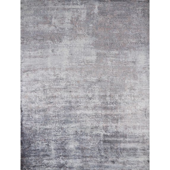 9 x 13 Viscose Slate Area Rug