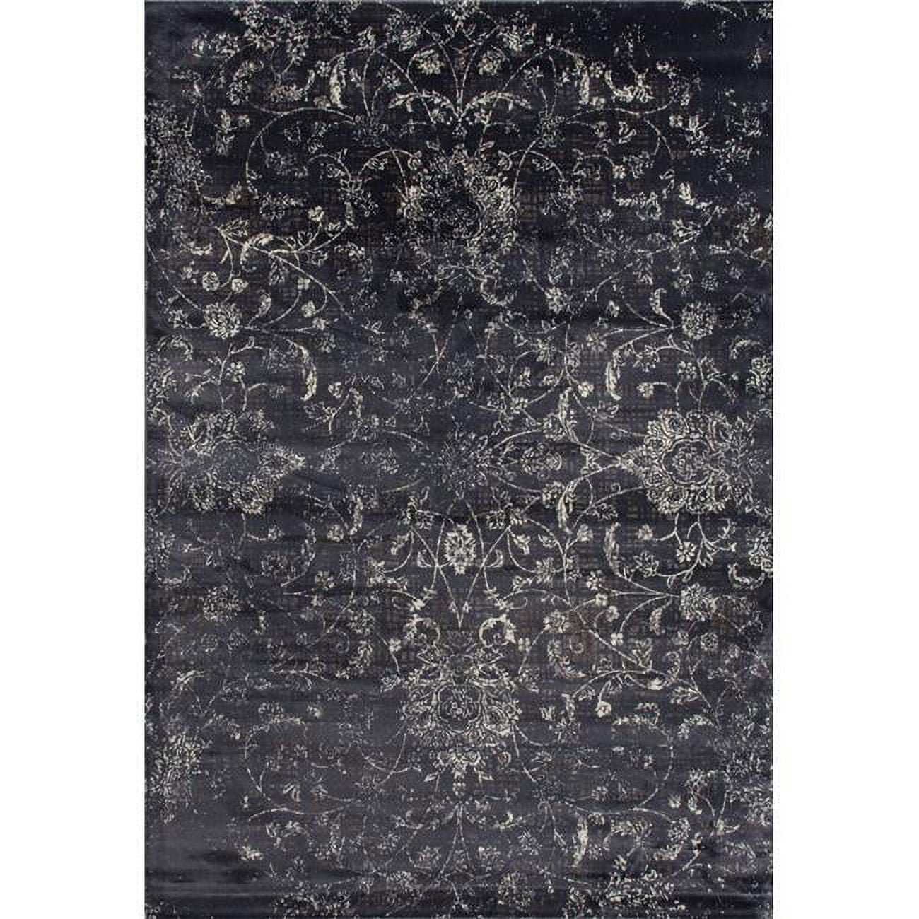 9 x 13 ft. Karelia Collection Ethereal Woven Area Rug, Steel Gray