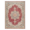 thumbnail image 1 of 9 x 13 ft. Red Medallion Power Loom Rectangle Area Rug, 1 of 1