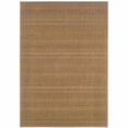 thumbnail image 1 of 9 x 13 ft. Stain Resistant Indoor & Outdoor Area Rug - Tan, 1 of 1