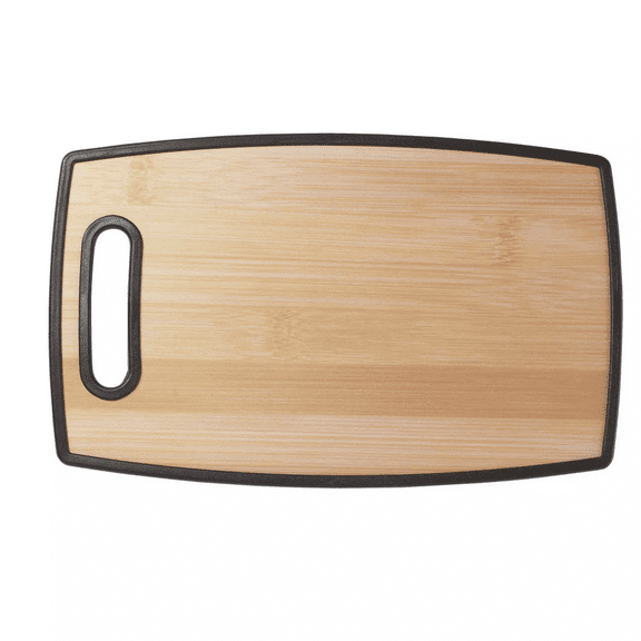 9" x 14.5" Slip-resistant Cutting Board with Handle, Bamboo-Designed Plastic Cutting Board , Dishwasher Safe, Stylish, and Durable Kitchen Essential
