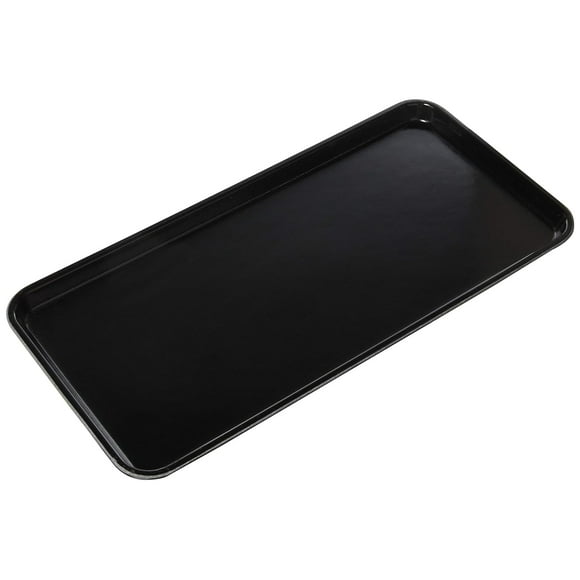 9" x 18" Black Fiberglass Market Tray