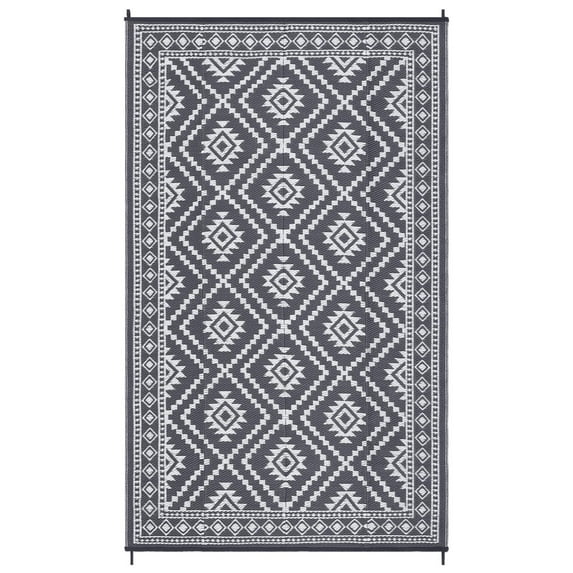 9 x 18 ft(actual size) Plastic Gray White Rectangular Beach Front ...
