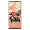 thumbnail image 1 of 9 x 20 in. Red Farm Tractor Custom Shape Sign, 1 of 1