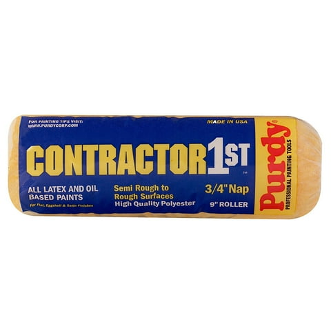 Purdy Contractor 1st Roller Cover, 9 in. x 3/4 in., 1 each