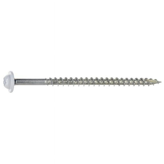9 x 3" Star Drive White Cabinet Saberdrive Screws 1 lb. Tub (75 pcs.)