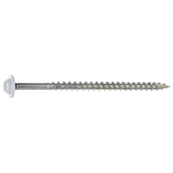 9 x 3" Star Drive White Cabinet Saberdrive Screws 1 lb. Tub (75 pcs.)