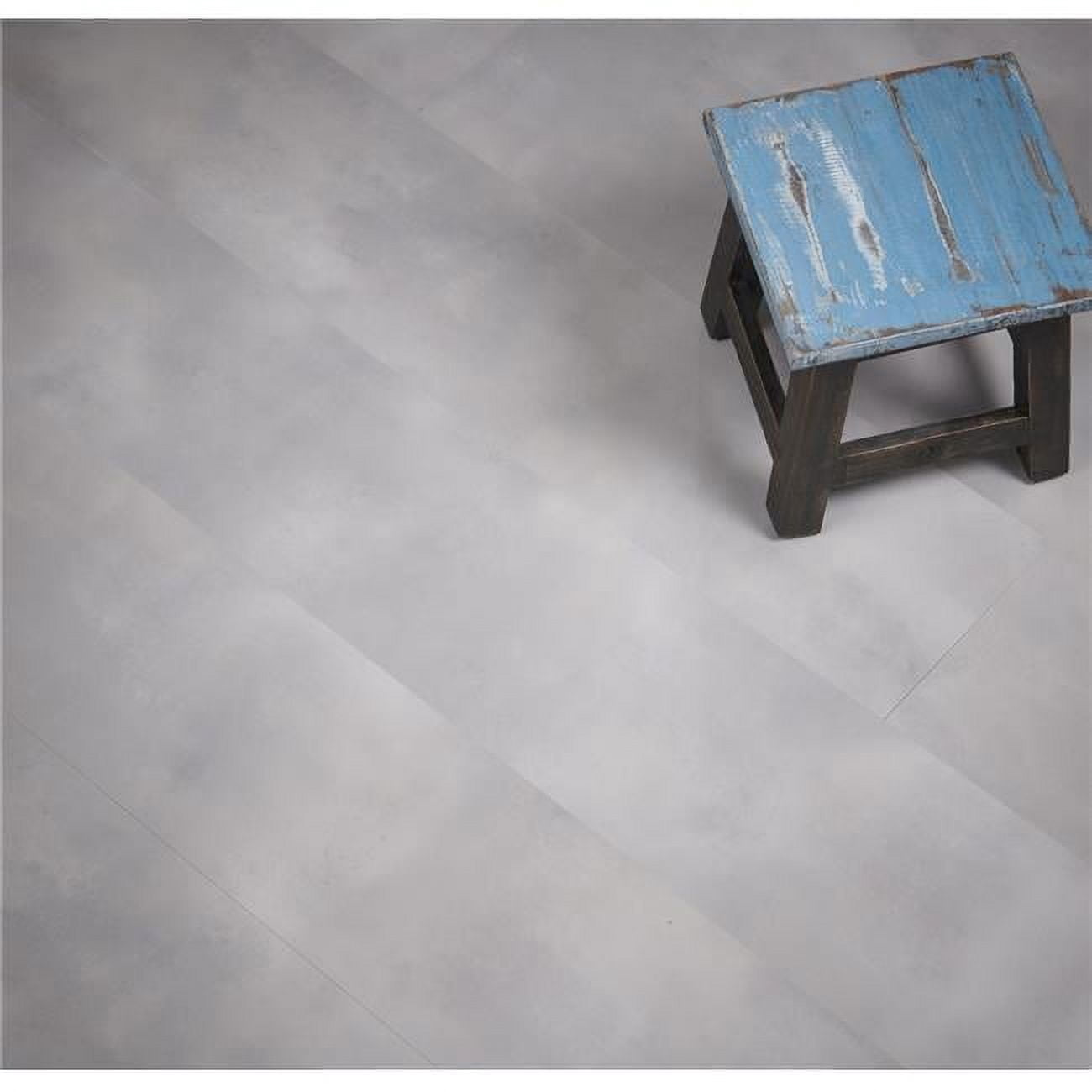9 x 47.9 in. Flexxfloor Mont Blanc Vinyl Plank Flooring, Gray