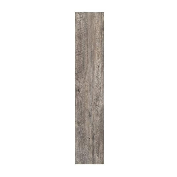 9 x 48 in. Flex Flor Looselay Vinyl 8 Plank, Grey - 24 sq. ft.