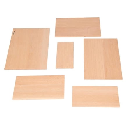 9 x 6.1 x 0.3 in. Natural Architect Panels, Natural - Rectangles