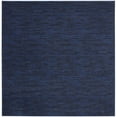 thumbnail image 1 of 9 x 9 ft. Midnight Blue Non Skid Indoor & Outdoor Square Area Rug - Midnight Blue - 9 x 9 ft., 1 of 1