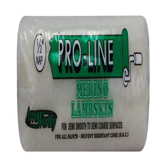 9 x 9 in. Paint Roller Cover for Semi-Smooth to Semi-Coarse, White