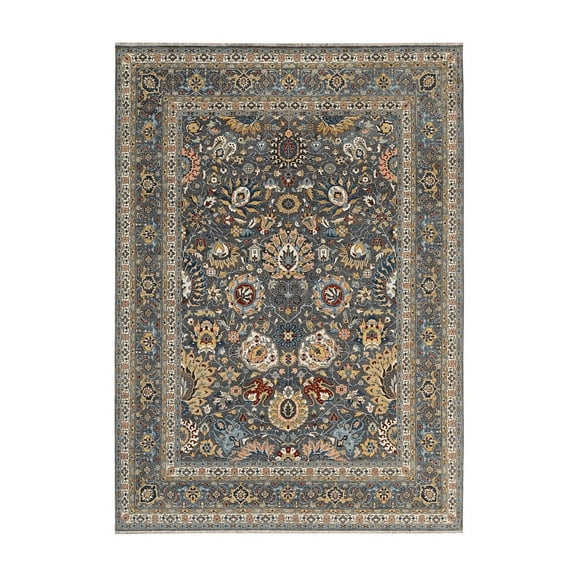 9'x12'Beige Pure Wool Hand Knotted Traditional Design Oriental Rug_8