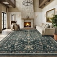 thumbnail image 1 of CHITOOMA 9'x12' Boho Area Rugs for Living Room, Machine Washable Floral Area Rug with Non-Slip Backing, Stain Resistant Non-Shed Carpet for Bedroom, Dining Room, Dorm, Office, 1 of 9