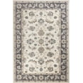 thumbnail image 1 of 9'x12' Ivory Grey Bordered Floral Indoor Area Rug, 1 of 4