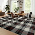 thumbnail image 1 of 9'x12' Modern Washable Area Rugs for Living Room Tartan Ultra Soft Rug for Bedroom Farmhouse Non Slip Throw Rugs for Home Office, 1 of 7