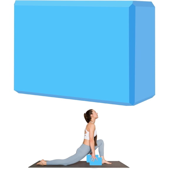 9"x6"x3" Yoga Blocks, Soft Non-Slip Surface Premium Foam Blocks, Supportive, Lightweight, Odor Resistant, Yoga Accessories for Pilates Meditation General Fitness Stretching Toning
