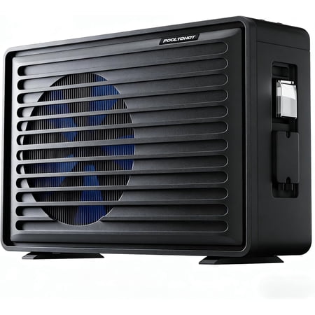 POOLTOHOT Pool Heater for Above Ground Pool and Inground Pools, 90000 BTU Electric Pool Heater Build-in Advanced Compressor from Japan for Heating and Cooling, Pool Heat Pump with Smart WiFi Control