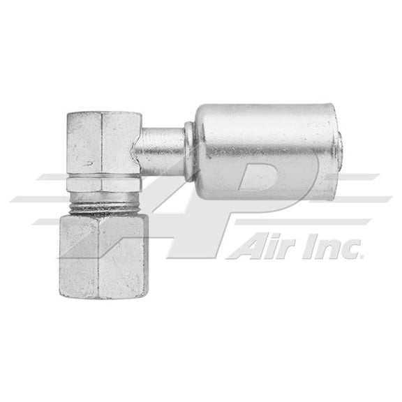 90 #10 Compression 5/8" line, for #10 Standard Diameter Hose